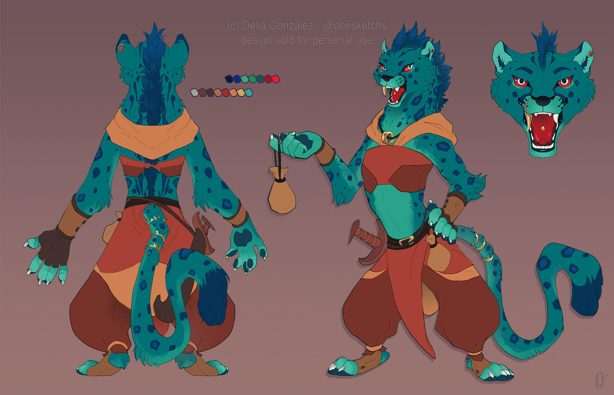 Character Design –sold for Personal Use